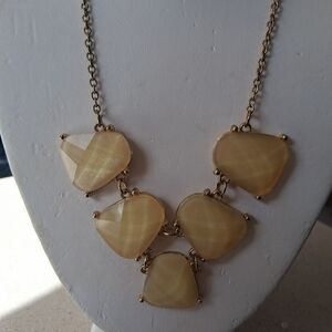 Elegant Gold Necklace with Heart Pendants
